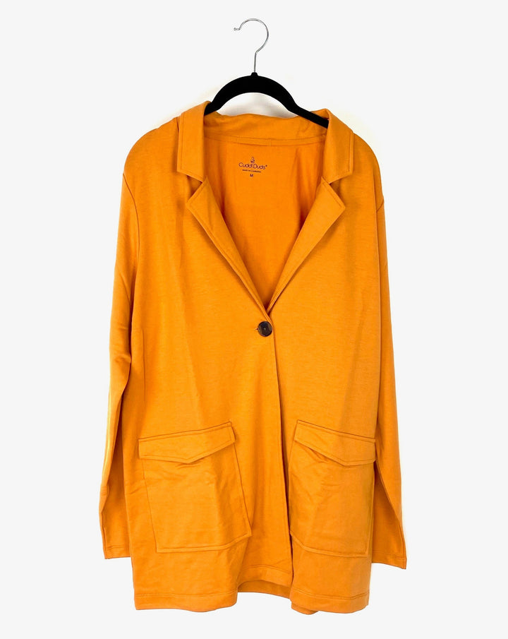 Orange Cardigan - Size 2/4, 6/8 and 10/12