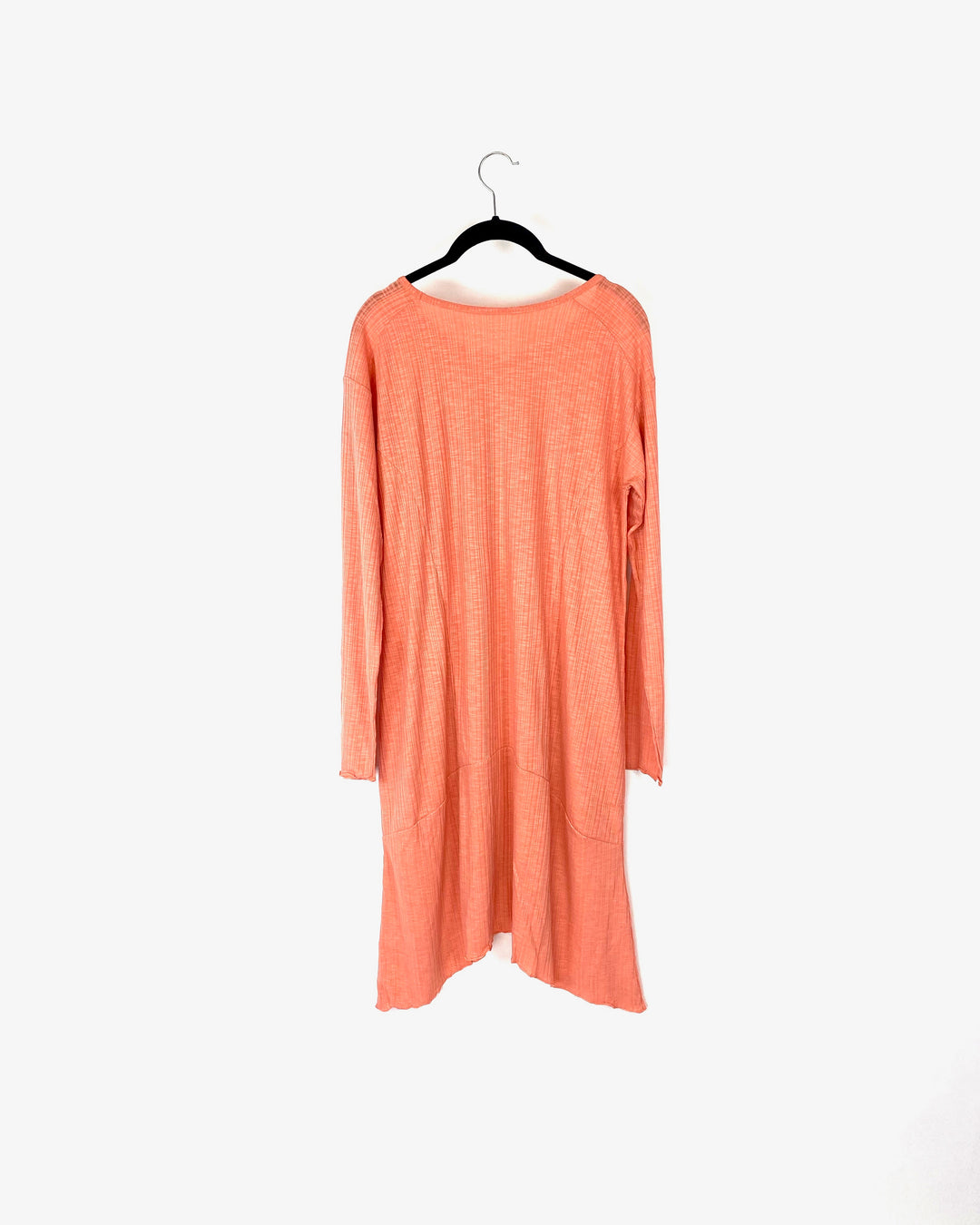Peach Ribbed Dress - Small and Medium