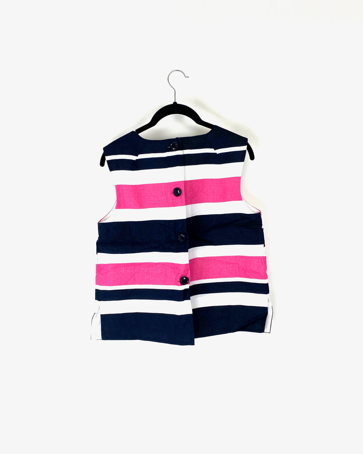 Striped Linen Top - Size 6