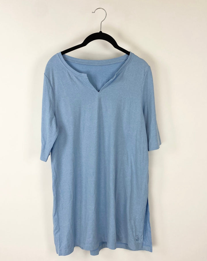Blue Short Sleeve Top - Size 6/8