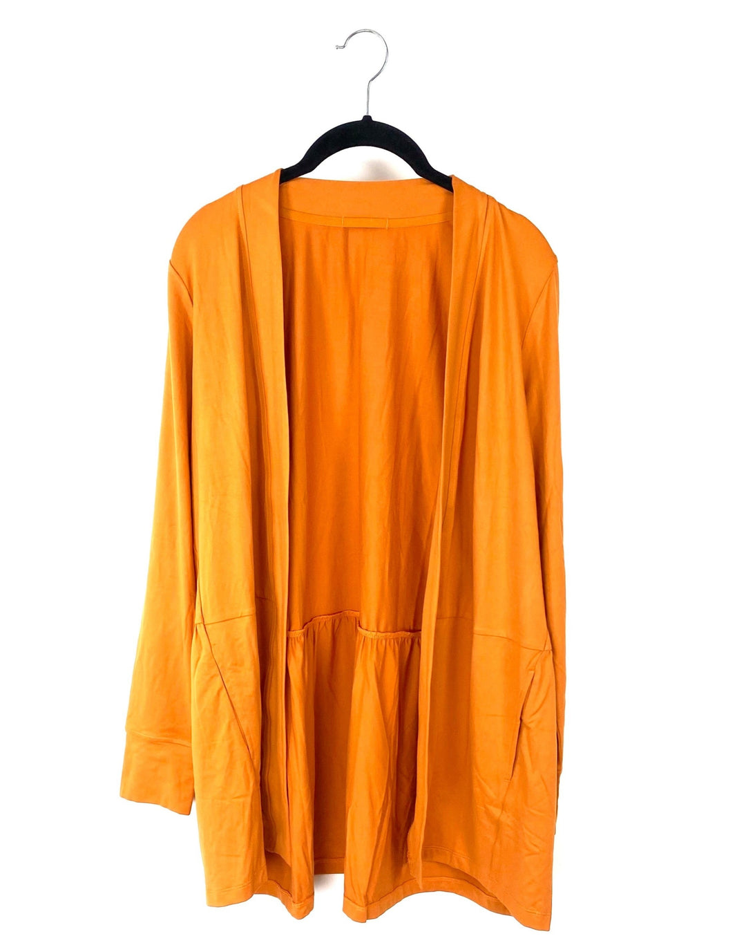 Orange Long Sleeve Cardigan -Size 6/8