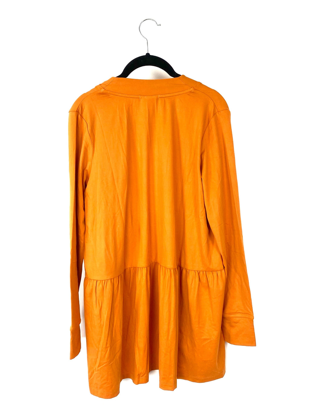 Orange Long Sleeve Cardigan -Size 6/8
