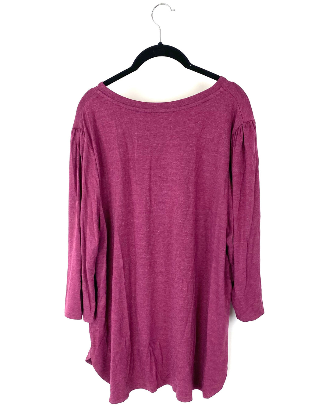 Maroon 3/4 Long Sleeved Shirt - Small