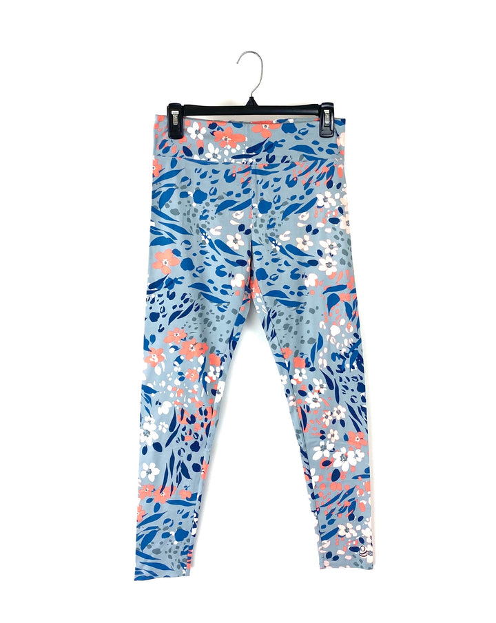 Multi-Colored Abstract Leggings - Small