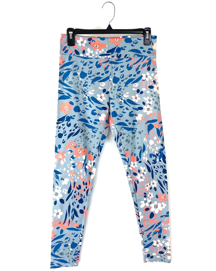 Multicolor Abstract Leggings - Small