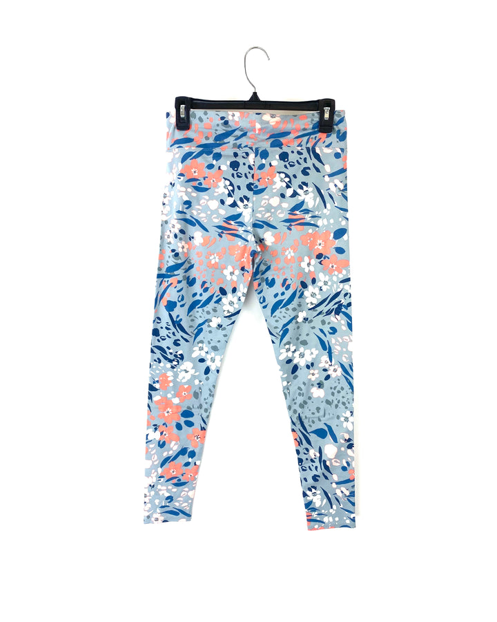 Multicolor Abstract Leggings - Small
