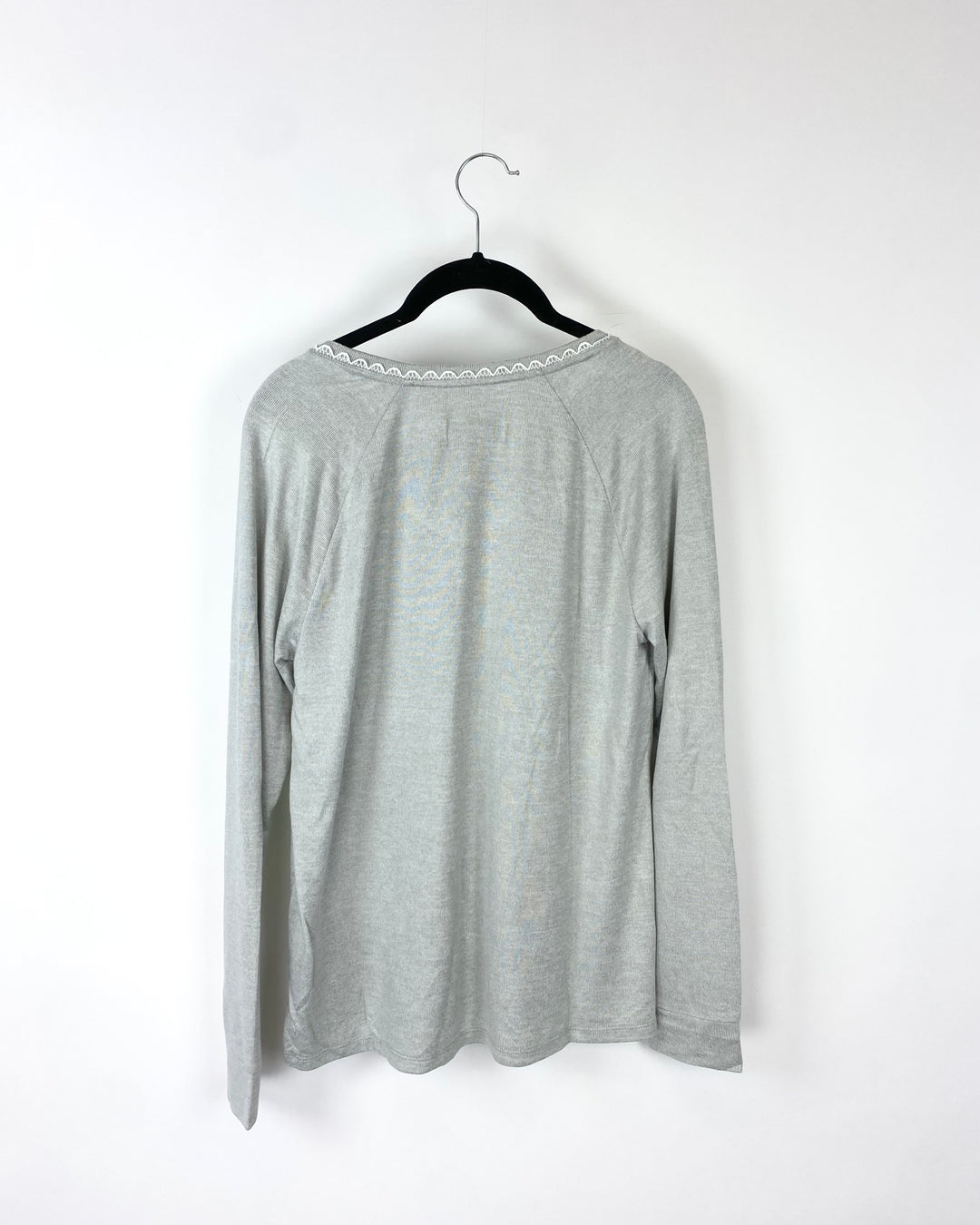 Heather Grey Pajama Shirt - Medium