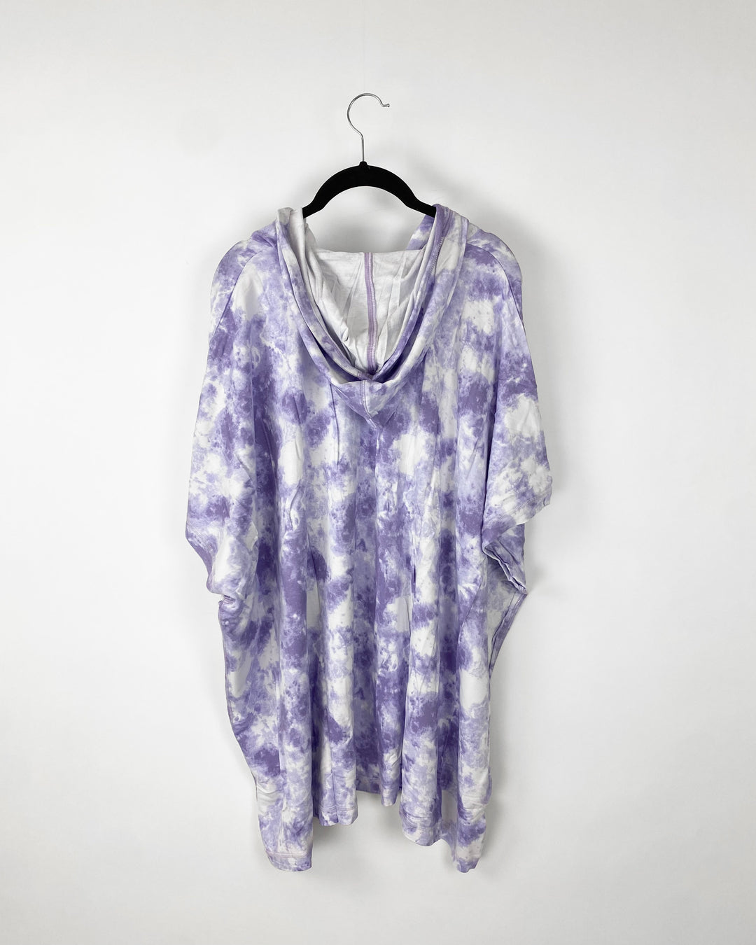 Purple Tie Dye Short Sleeve Sweatshirt - XS/S