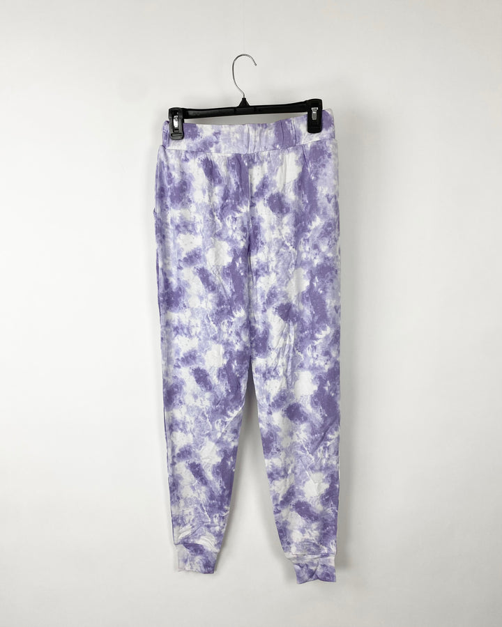 Purple Tie Dye Joggers - XS