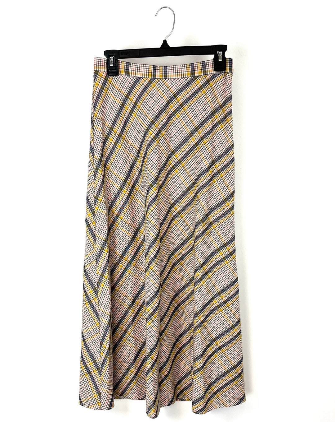 Plaid Maxi Skirt - Size 4-6