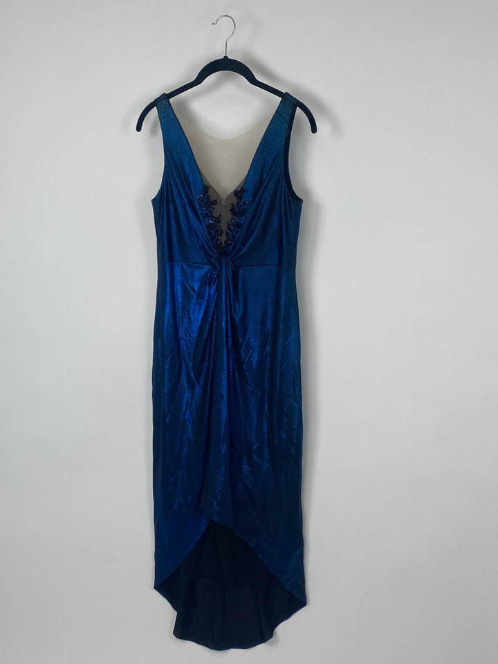 Royal Blue High Low Dress - Small