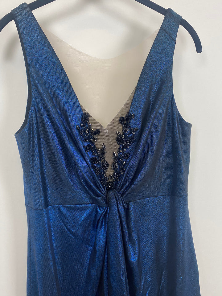 Royal Blue High Low Dress - Small