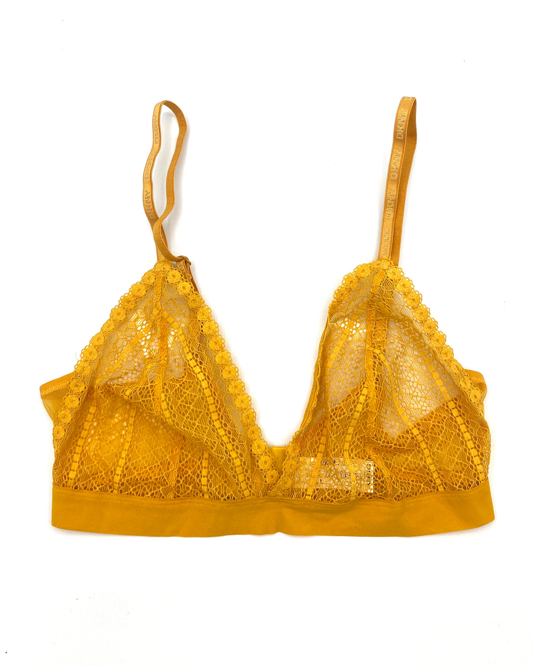 Yellow Lace Bralette - Small