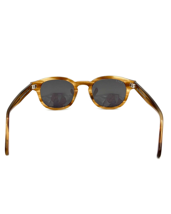 Brown Circle Frame Sunglasses