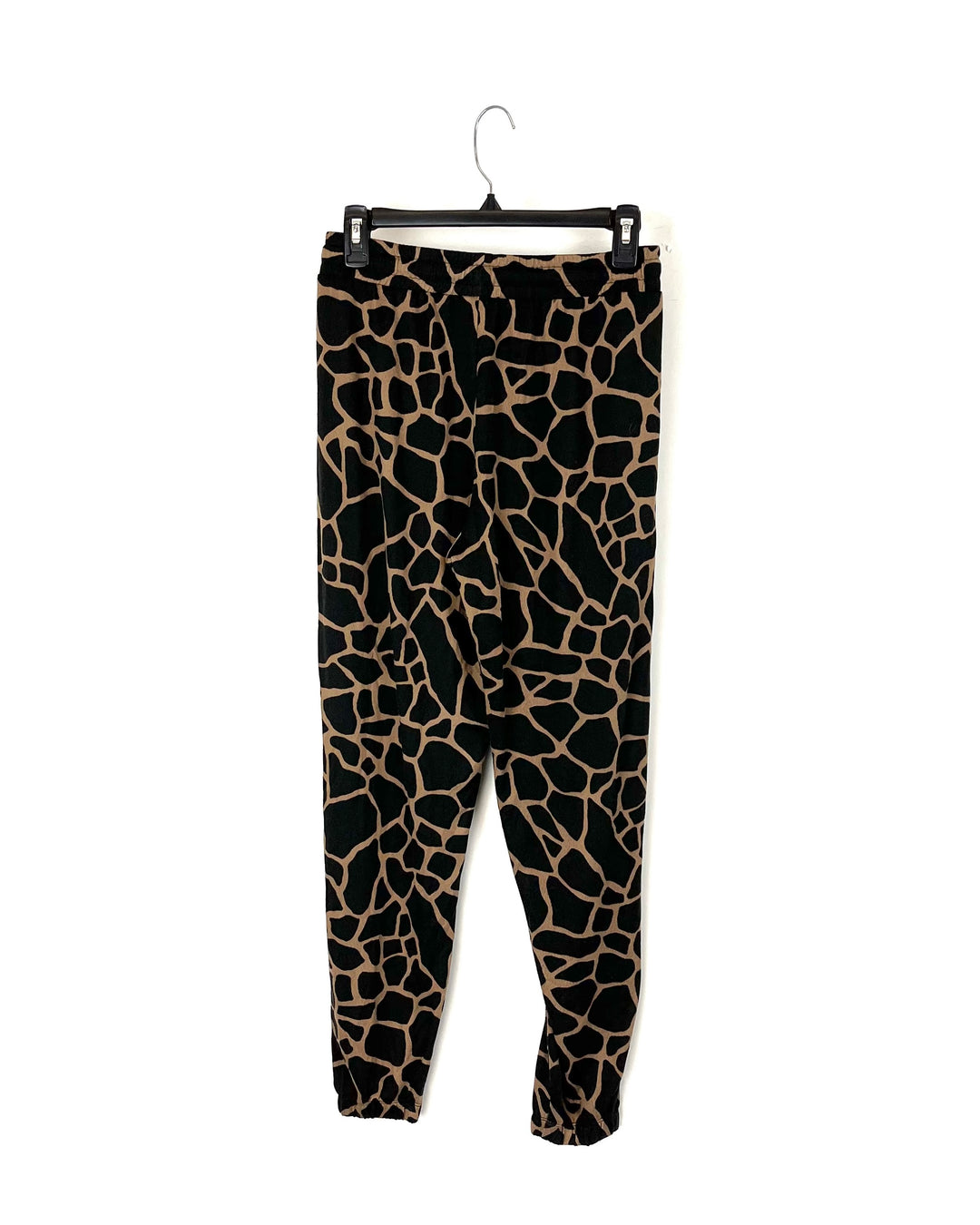 Black and Brown Animal Printed Sleepwear Set - Small