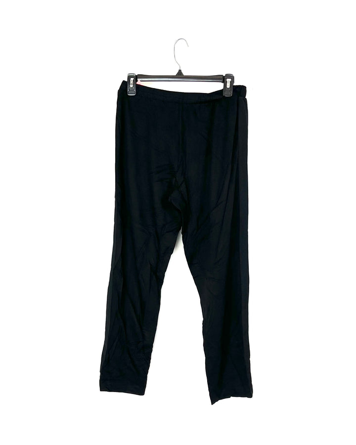 Black Lounge Pants - Small