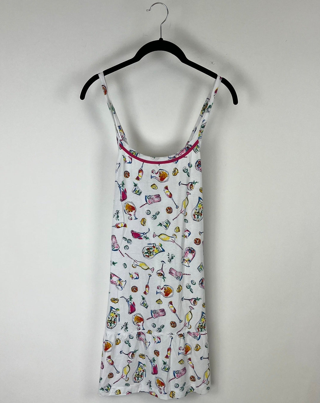 Cocktail Print Nightgown - Small