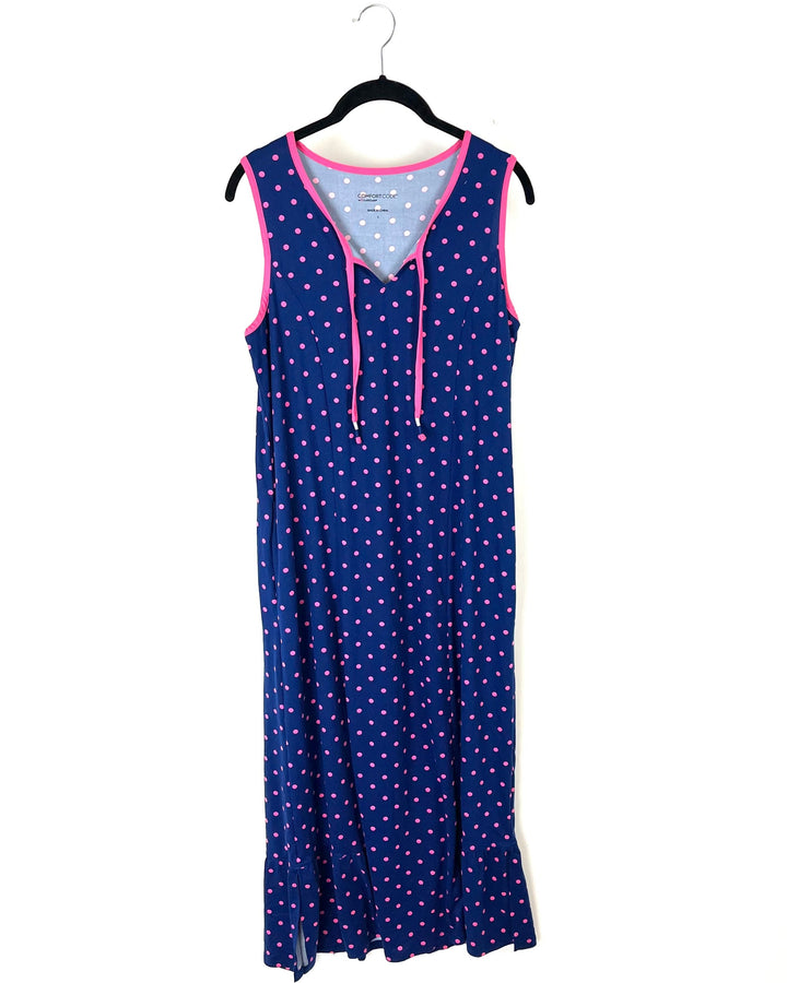 Polka Dot Lounge Dress - Small/Medium