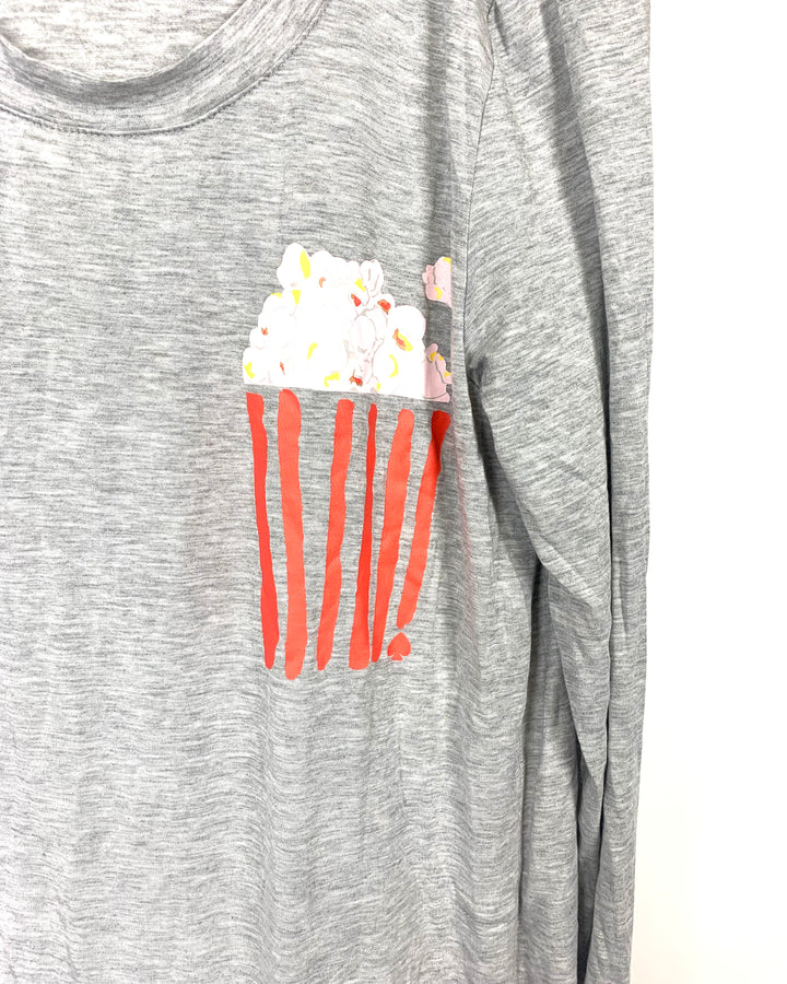 Popcorn Printed Nightgown - Small