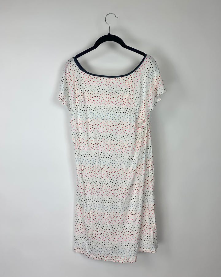 Colorful Polka Dot Nightgown - Small
