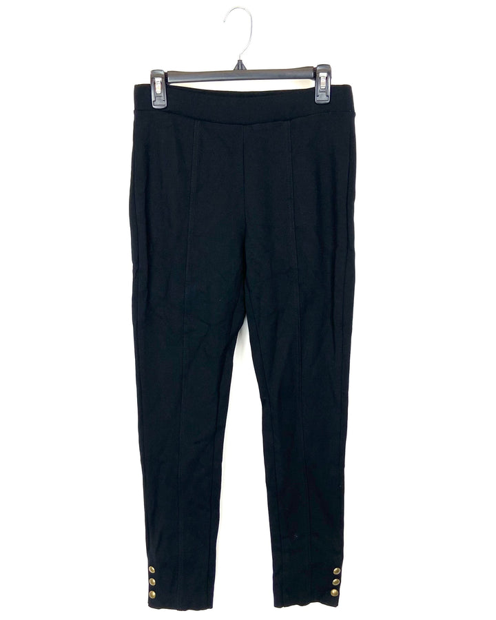 Black Fitted Pants - Small