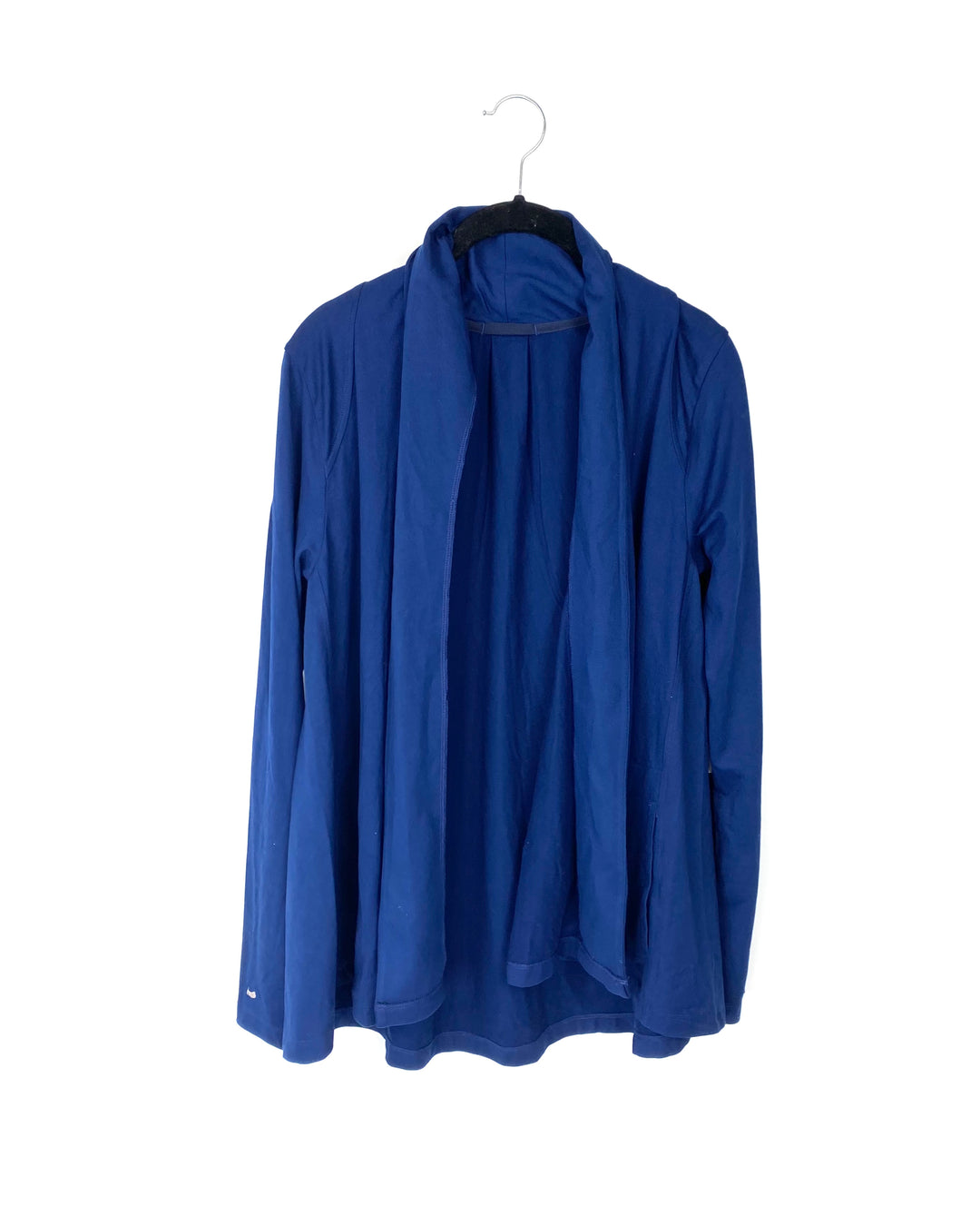 Navy Blue Long Sleeve Open Cardigan - Small, Medium, 1X