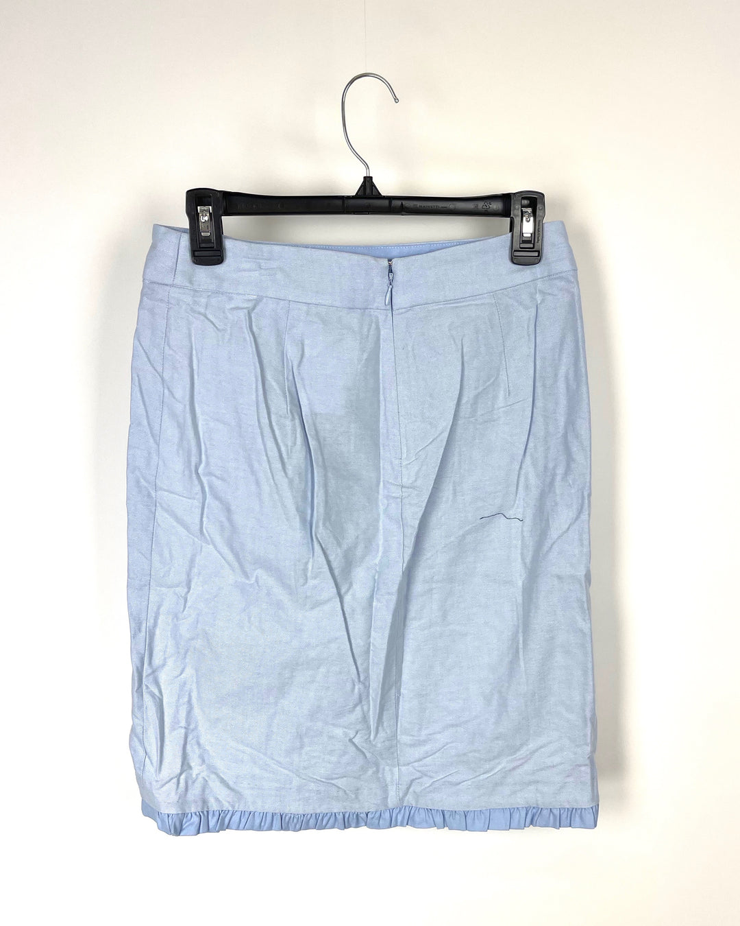 Light Blue Skirt With Ruffles - Size 4