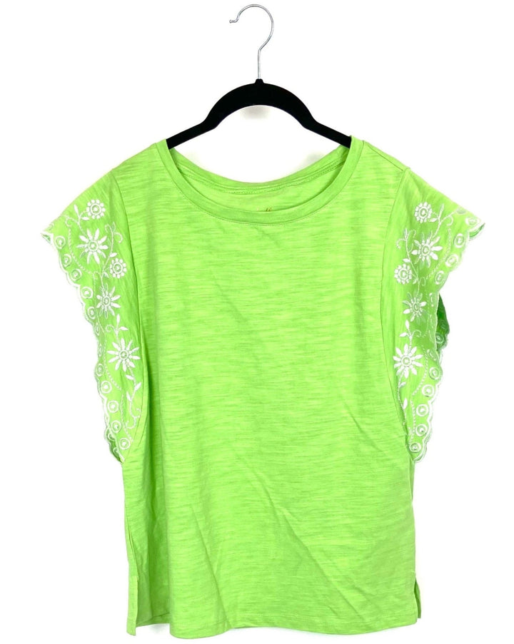 Lime Green Blouse - Small/Medium