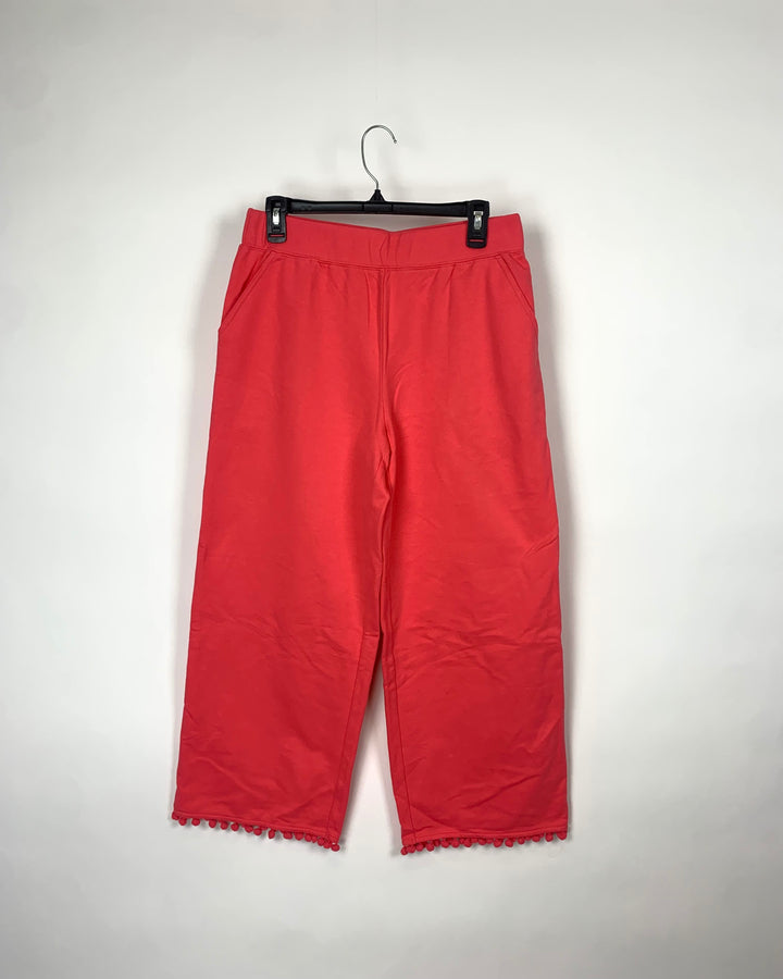 Pink Tassel Hemmed Pants - Size 6/8
