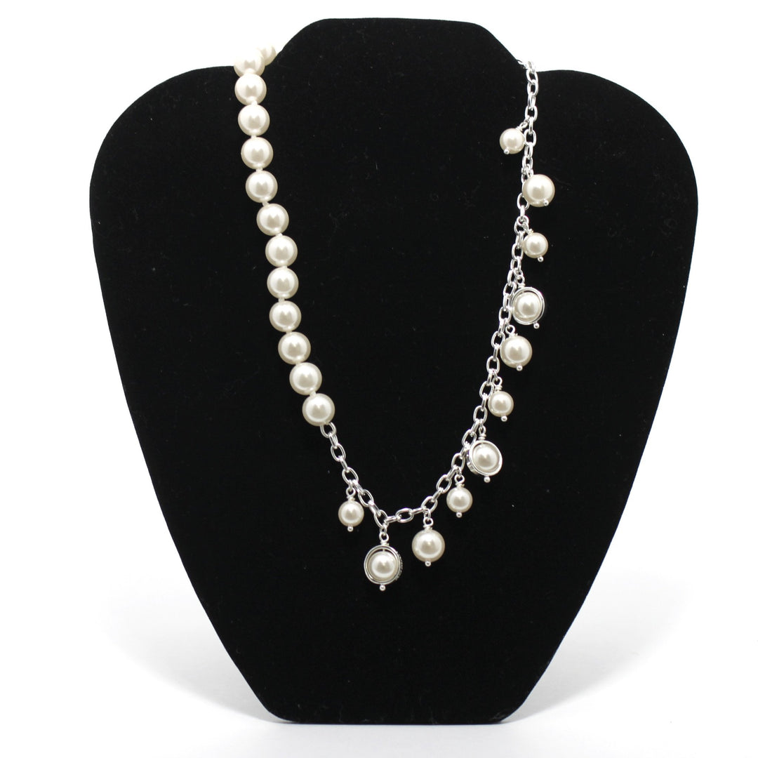 Roman White Pearl Necklace - Donated From The Designer - The Fashion Foundation