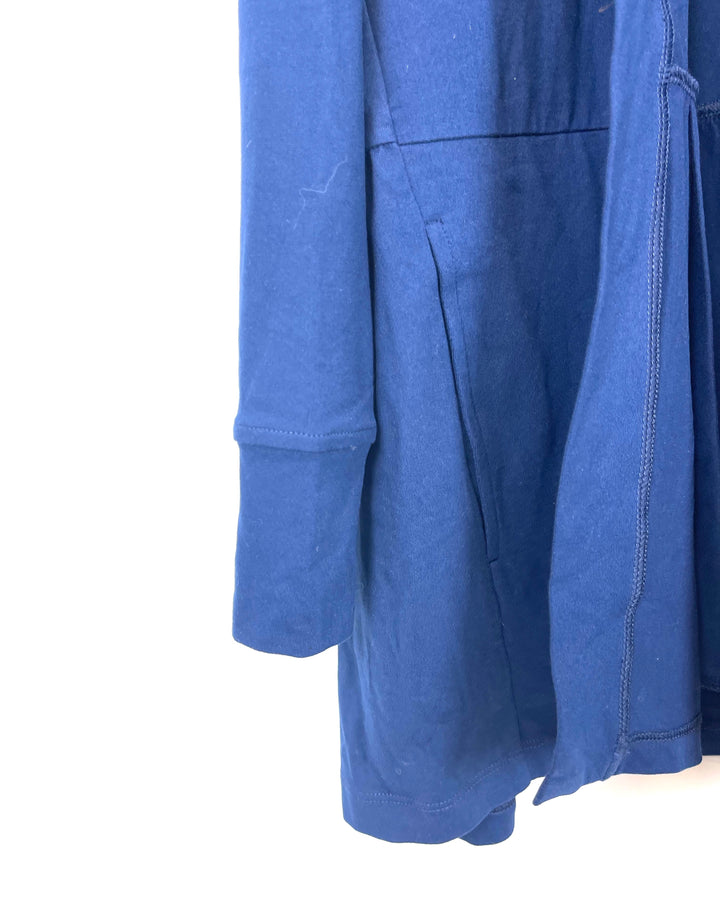 Navy Blue Cardigan - Size 6/8