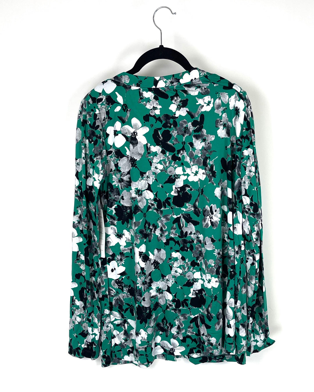 Green Floral Top - Small