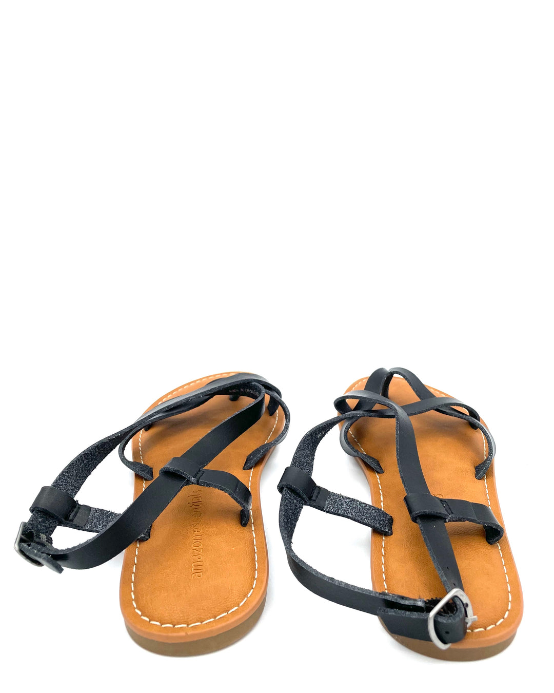 Black Strappy Sandal - Size 7