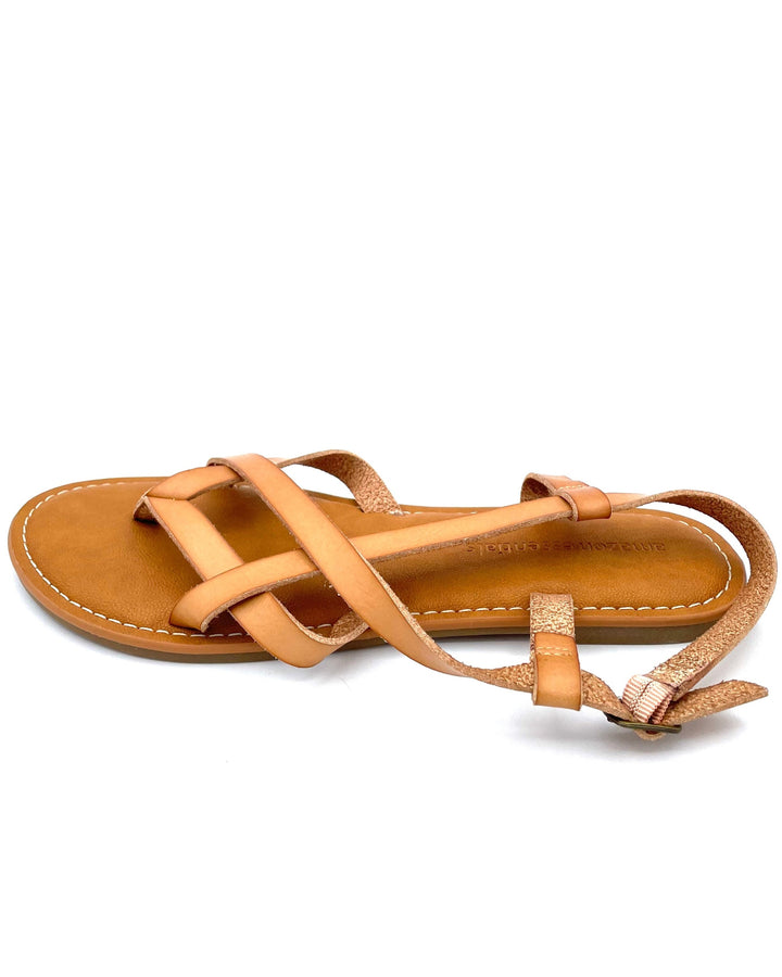 Brown Strappy Sandal - Size 7