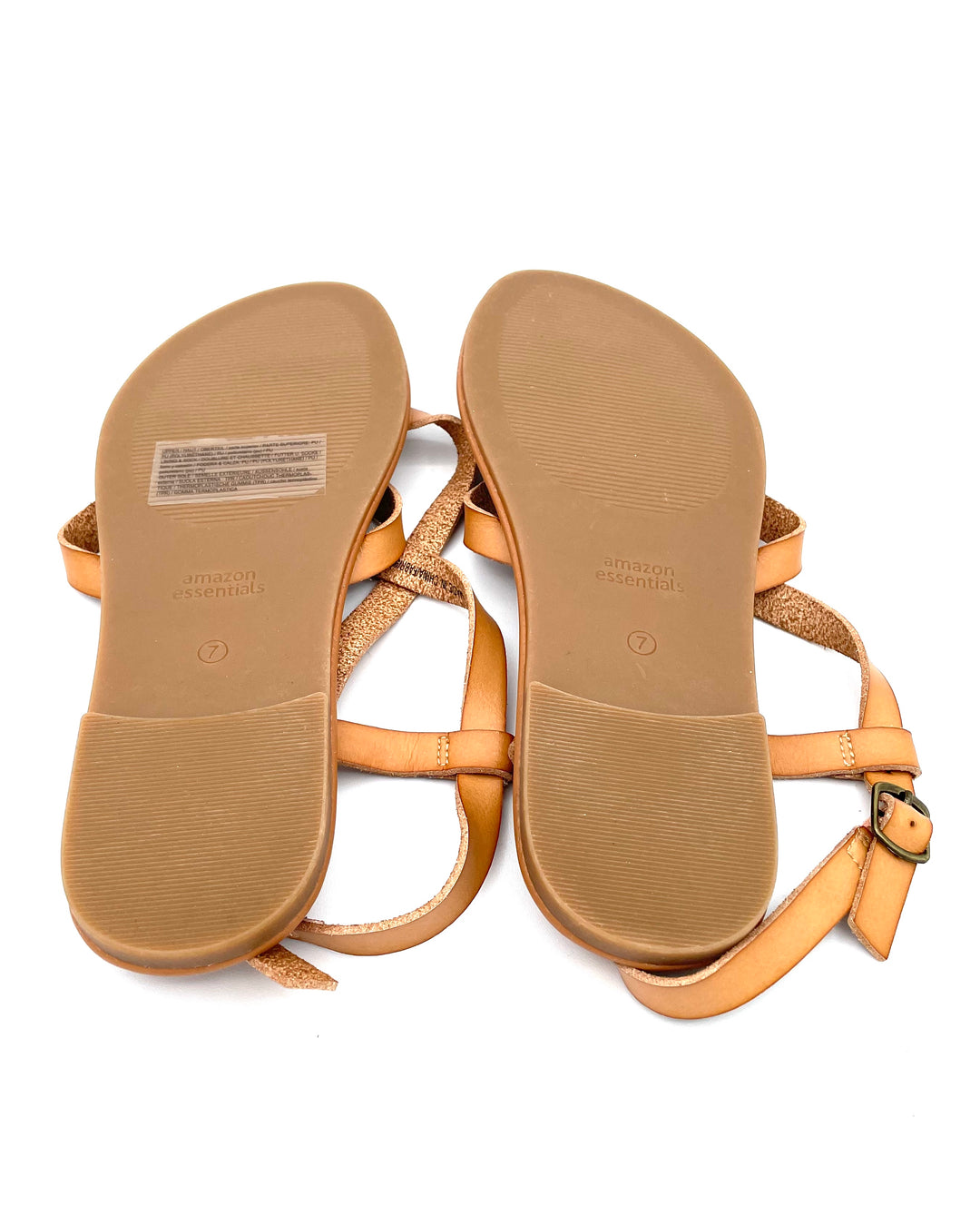 Brown Strappy Sandal - Size 7