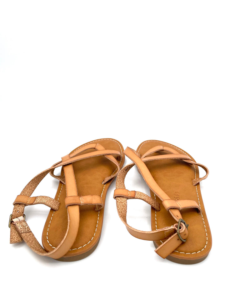 Brown Strappy Sandal - Size 7