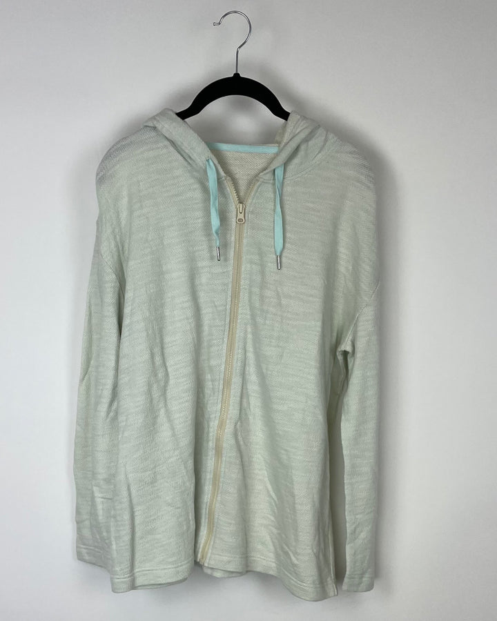 Light Seafoam Zip Up - Small