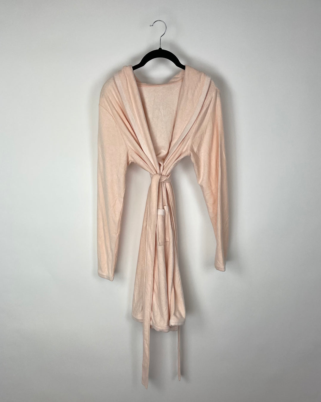 Light Pink Long Sleeve Robe - Small