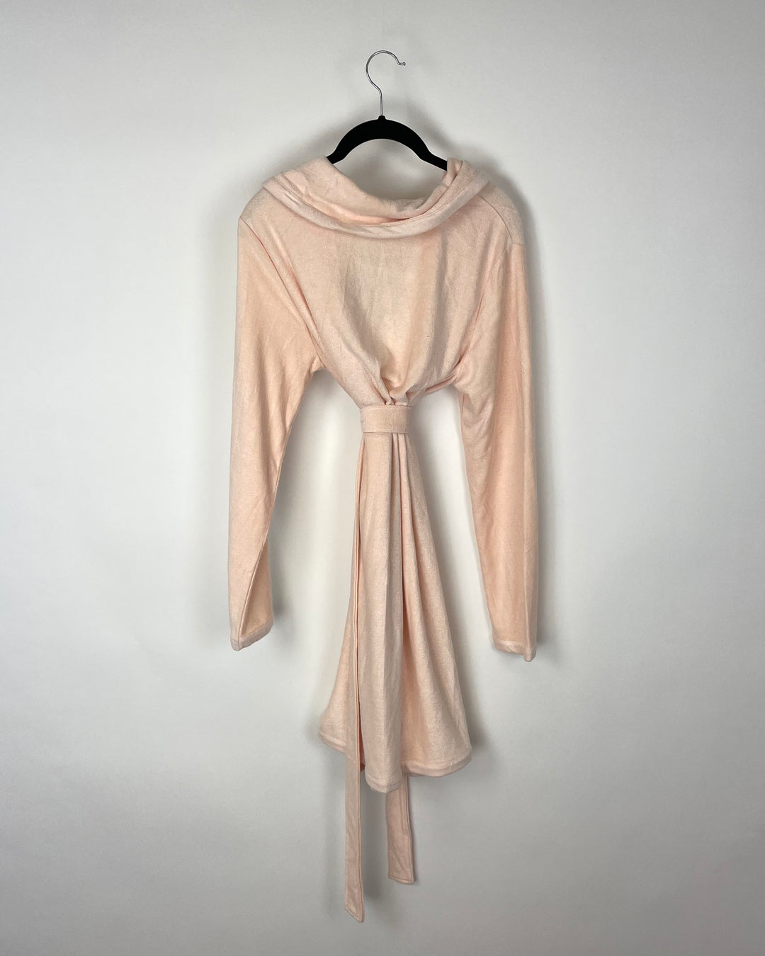 Light Pink Long Sleeve Robe - Small