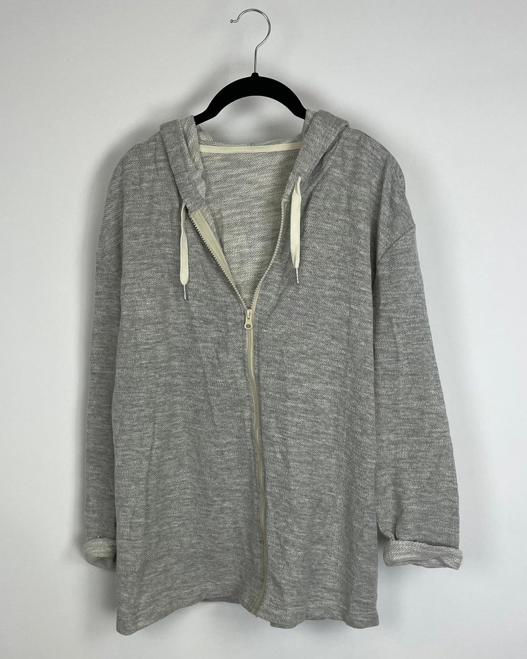 Light Grey Zip Up - Small