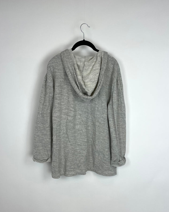 Light Grey Zip Up - Small