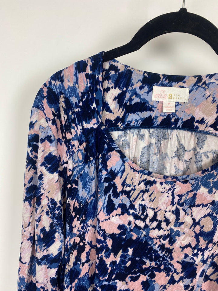 Pink and Blue Top - Size 14/16