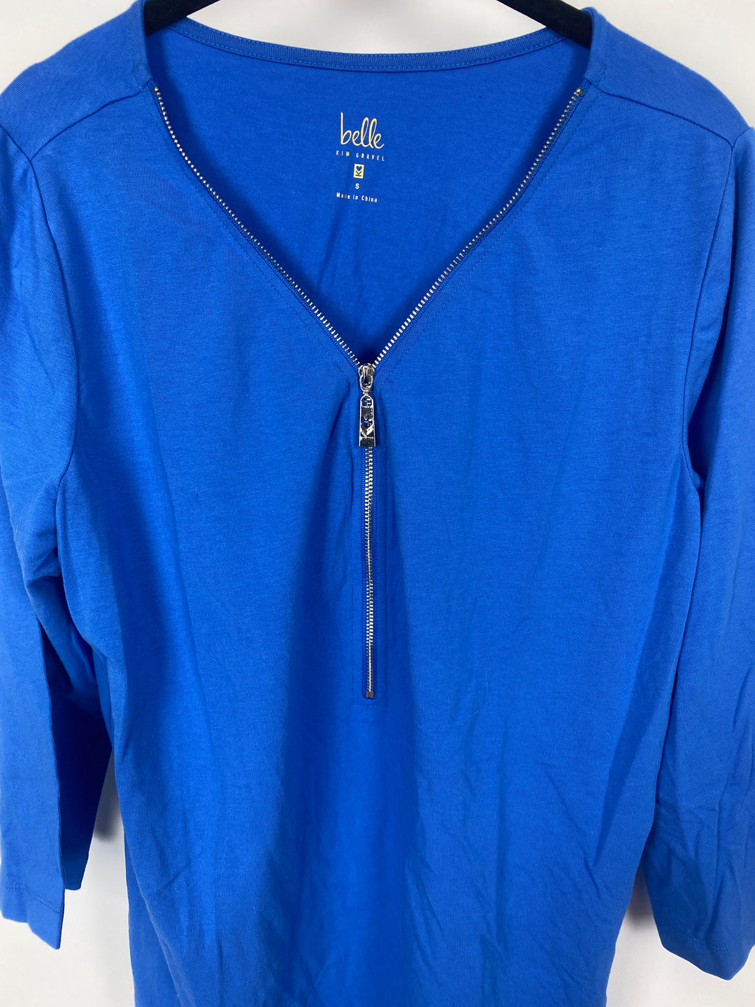 Blue Zip Up Top - Small/Medium