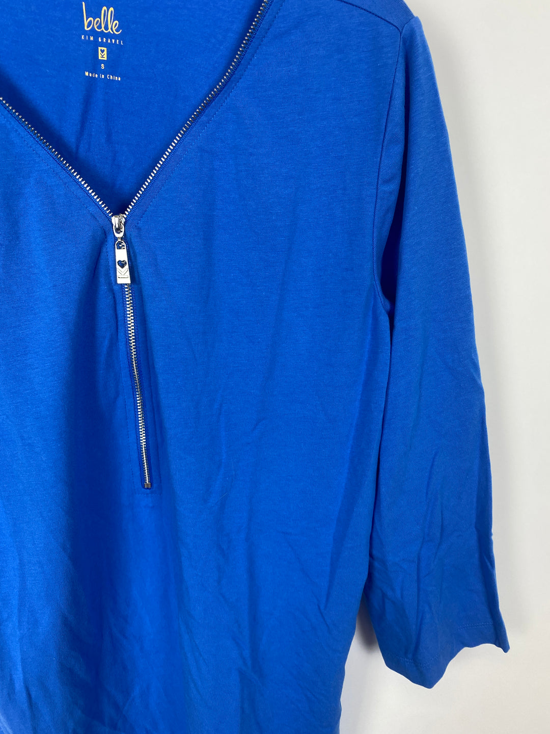 Blue Zip Up Top - Small/Medium