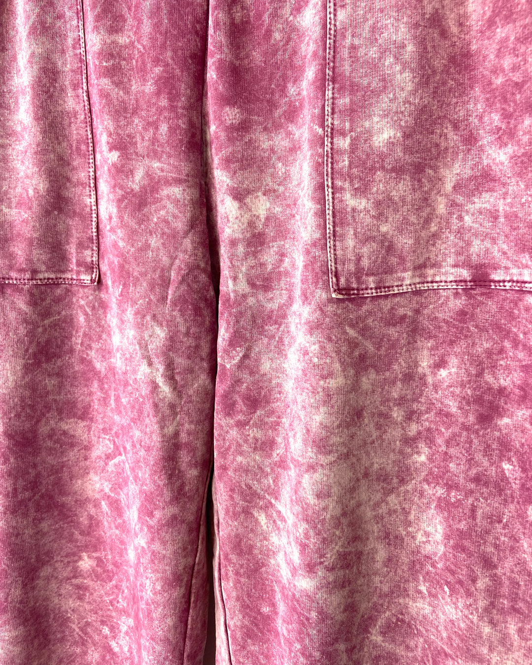 Purple Acid Wash Cropped Stretch Pants - Size 6-8, and Size 1X