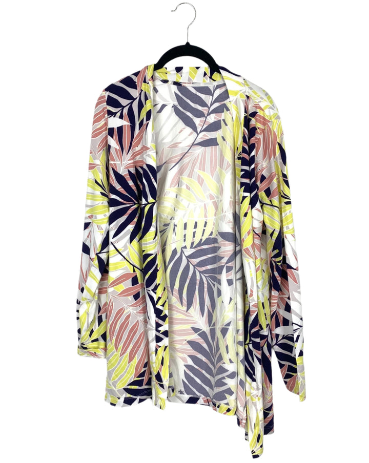 Floral Print Cardigan - Size 6/8