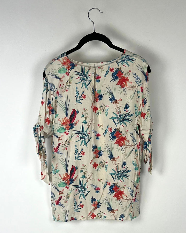 Floral Tie Top - Small