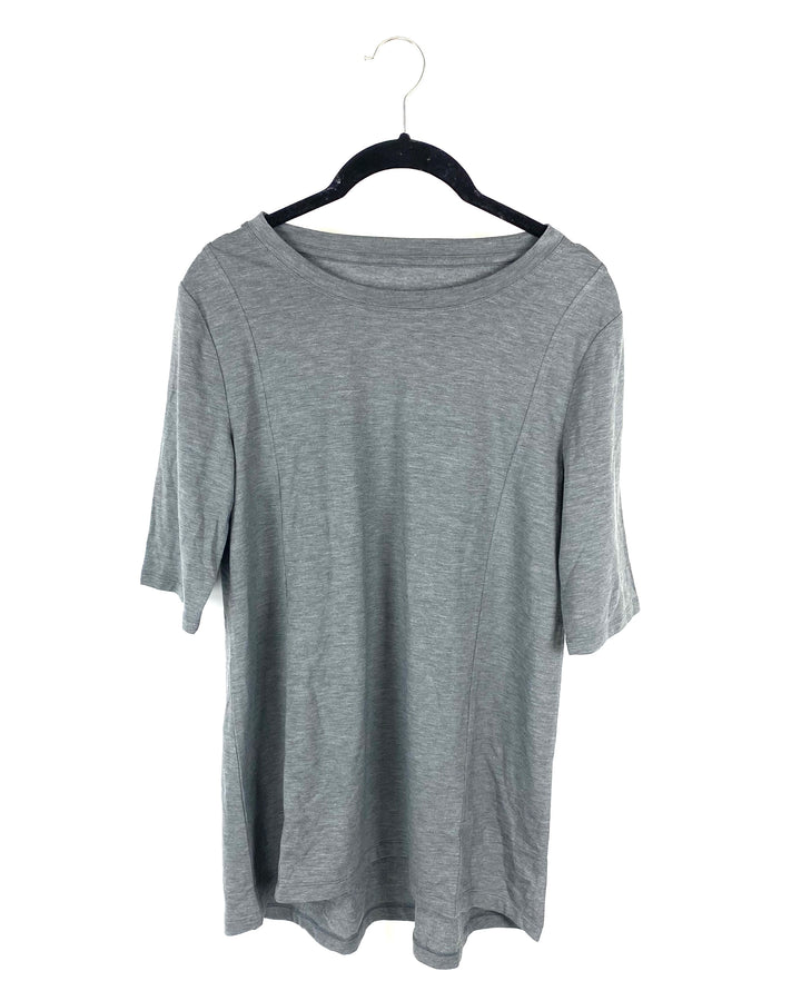 Grey Short Sleeved Top - Extra Small and Small