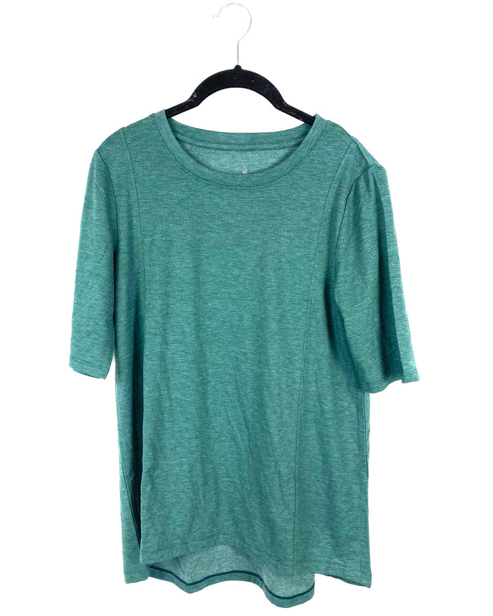 Green Short Sleeved Top - Small