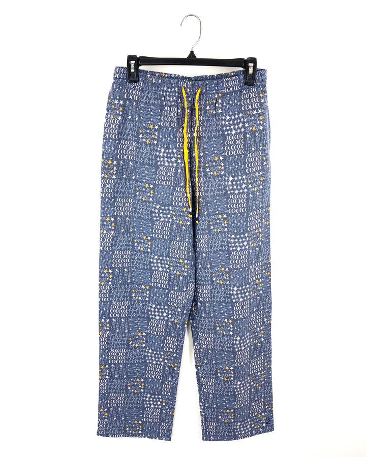 Blue and Yellow Sweatpants - Extra Small and Small